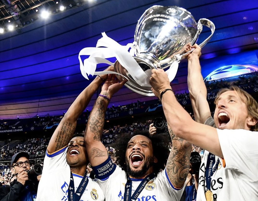 La 14ª junto a Marcelo, Rodrygo y Modric La 14ª junto a Marcelo, Rodrygo y Modric