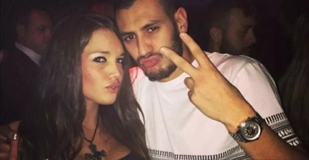 El hermano de Karim Benzema y una de sus novias Manon Marsault