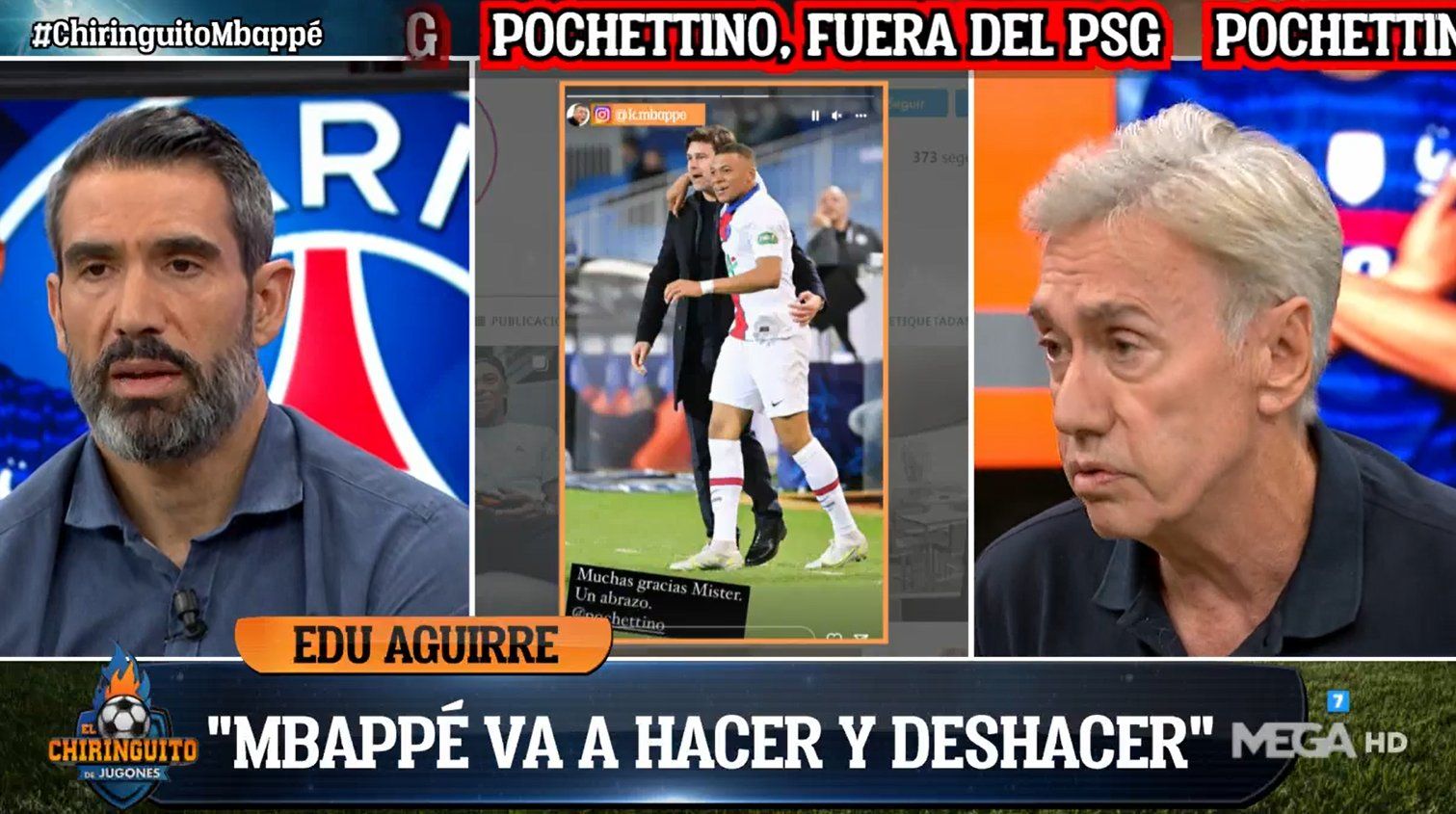 Palos a Mbappé por la salida de Pochettino del PSG