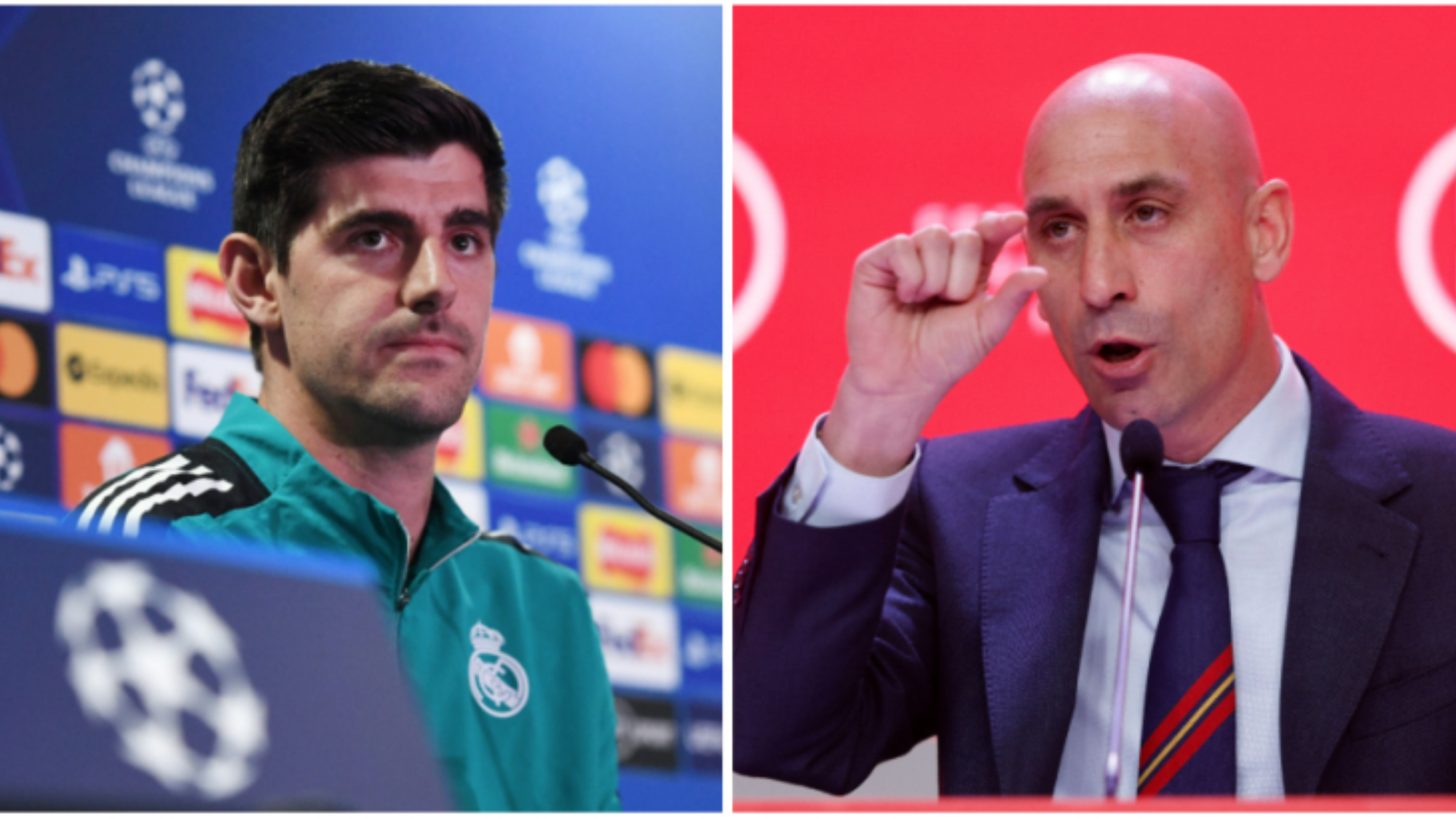 Rubiales vuelve a ser denunciado por el equipo de Courtois