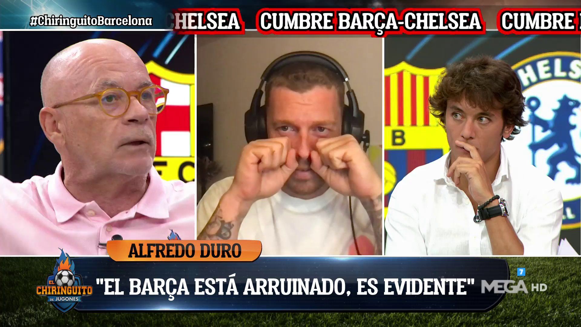 Las lágrimas de los culés en 'El Chiringuito'