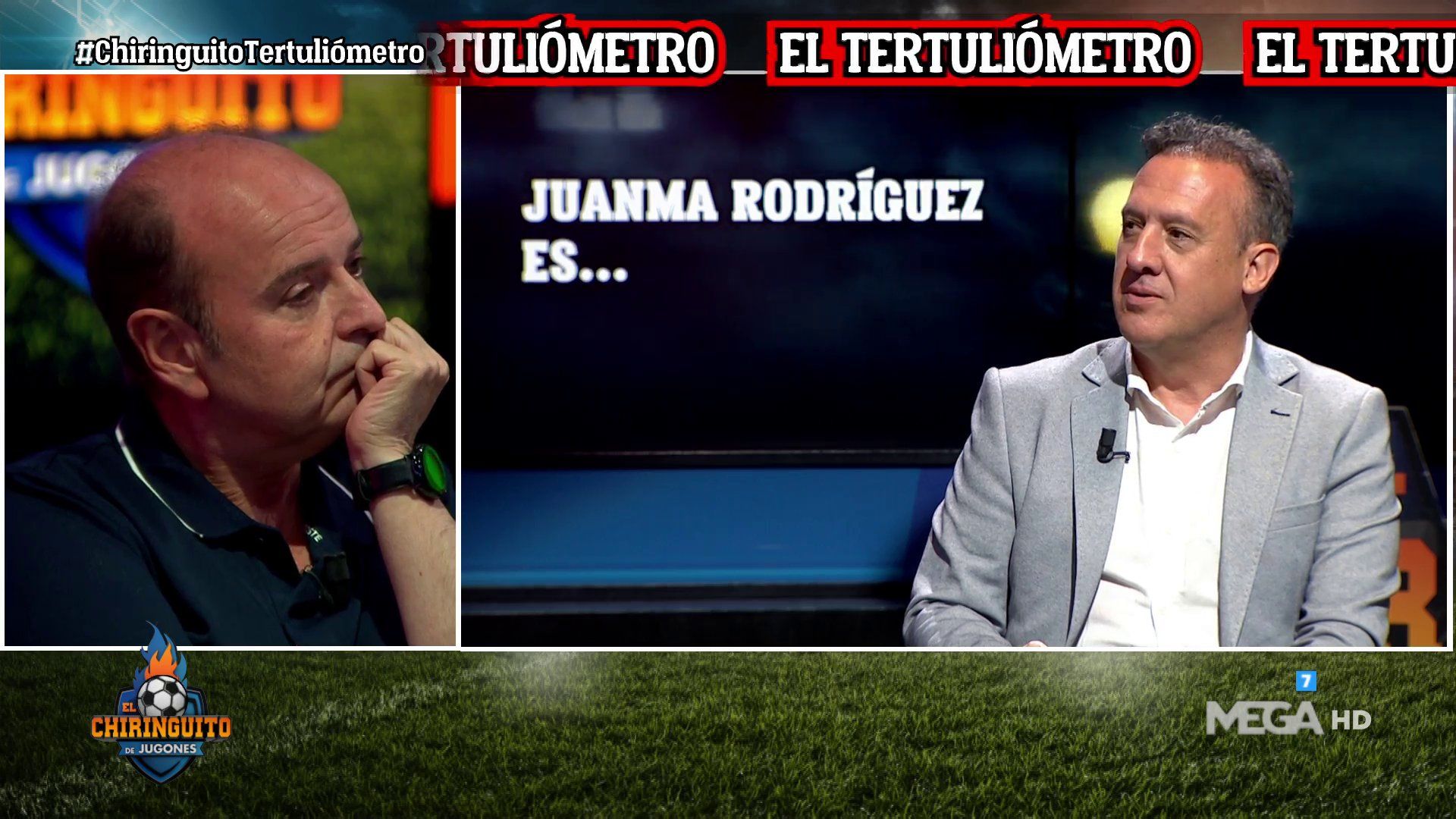 Juanma Rodríguez con cara de pocos amigos
