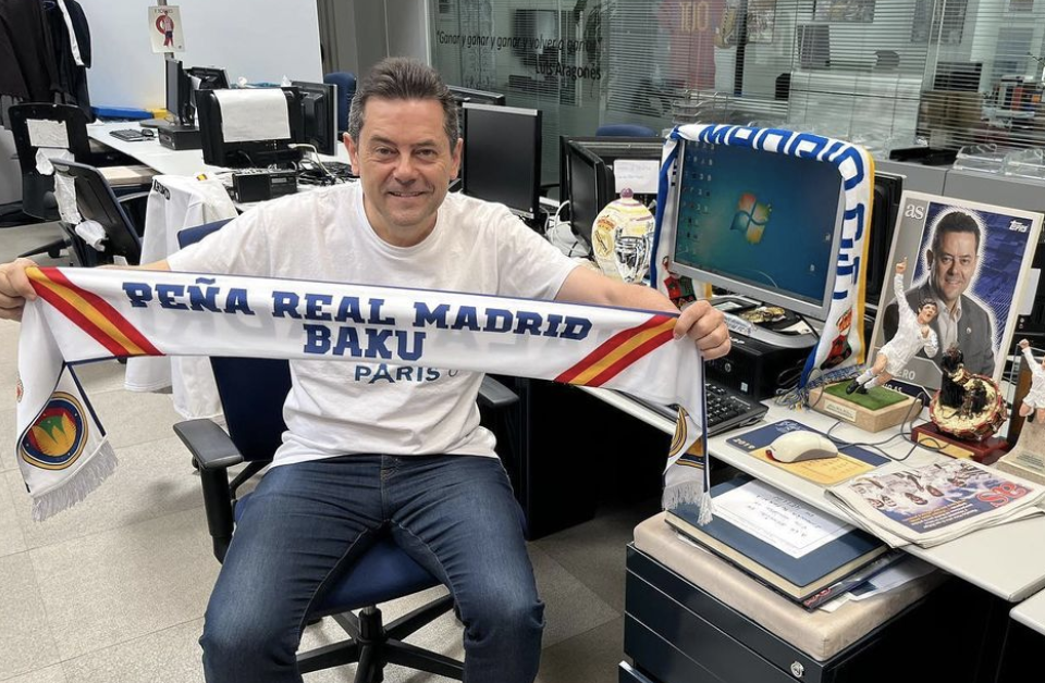 Tomás Roncero en la redacción de 'As' Tomás Roncero en la redacción de 'As'