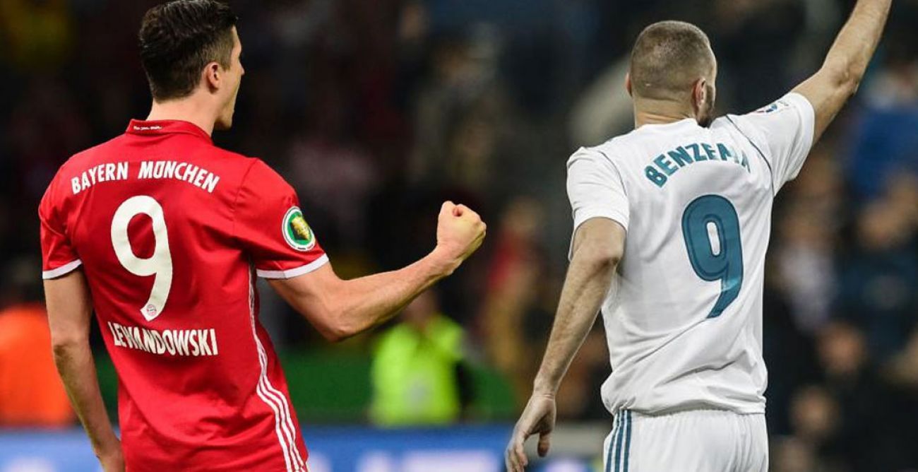 Robert Lewandowski y Karim Benzema