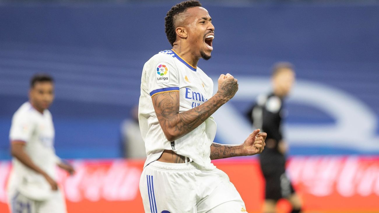 Eder Militao en un partido de la temporada pasada