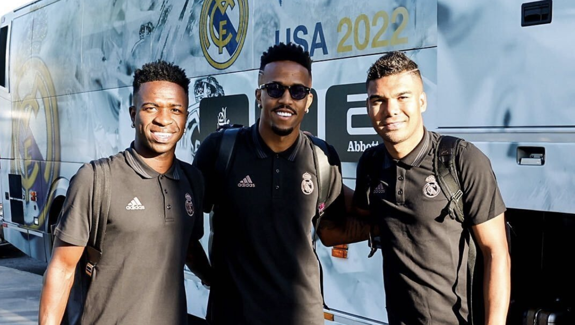 Vinicius, Militao y Casemiro en la gira por Estados Unidos