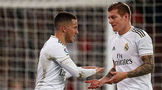 Kroos y Hazard