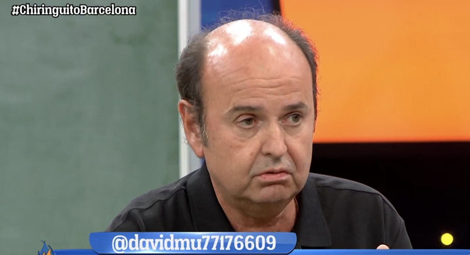 Juanma Rodríguez durante 'El Chiringuito'