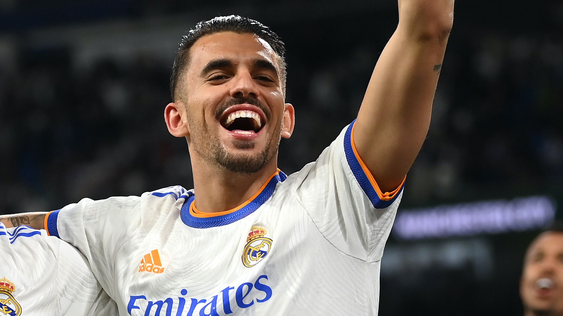 Dani Ceballos con el Real Madrid