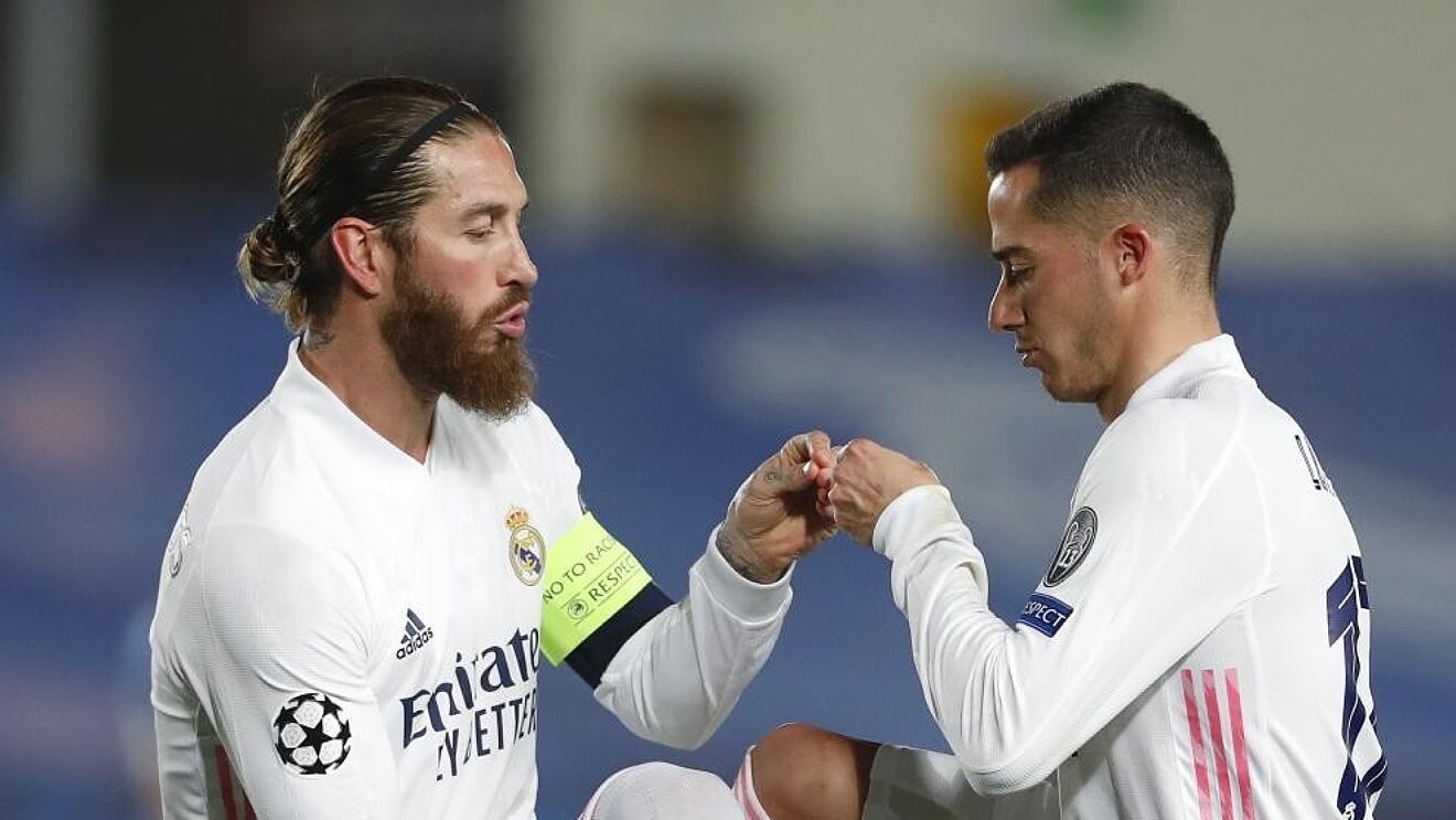 Sergio Ramos y Lucas Vázquez