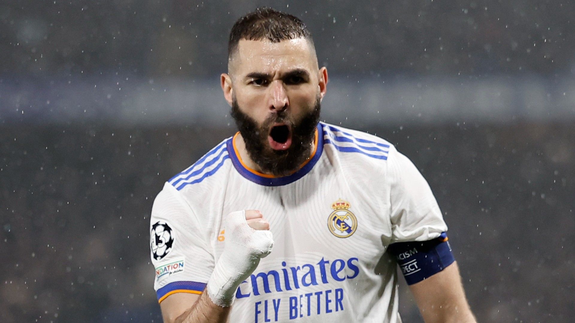 Karim Benzema con el Real Madrid