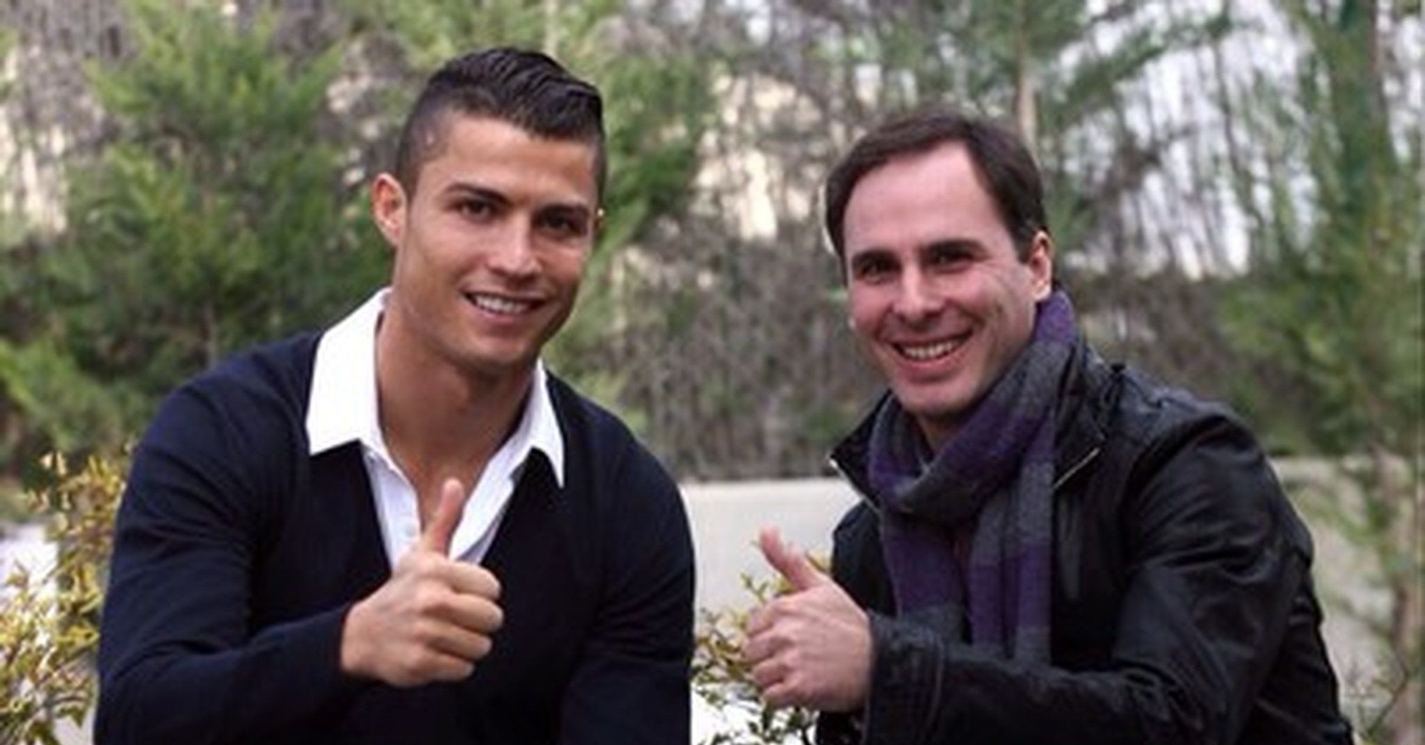Manu Sainz es muy amigo de Cristiano Ronaldo