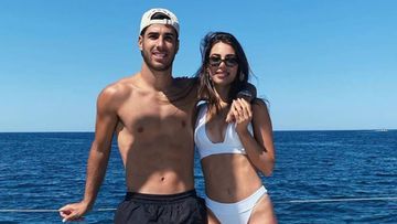 Marco Asensio y Sandra Garal