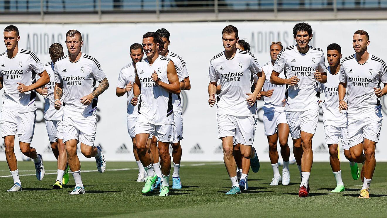 El Real Madrid tuvo una visita muy especial en uno de los últimos entrenamientos en Estados Unidos