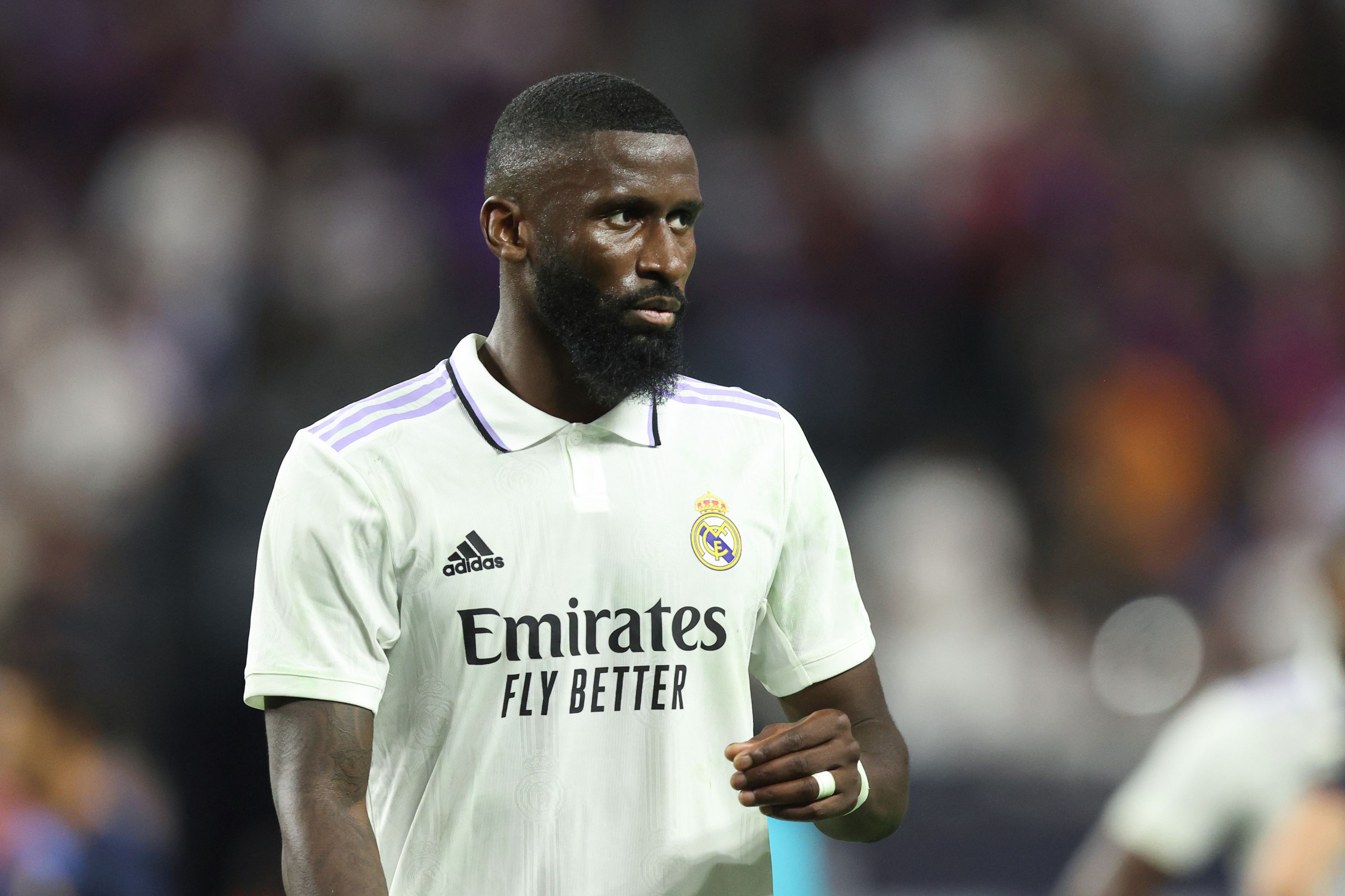 Rüdiger jugó la segunda parte del partido frente a la Juventus
