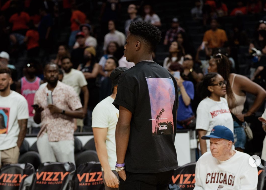 Aurélien Tchouameni, en un partido de la NBA