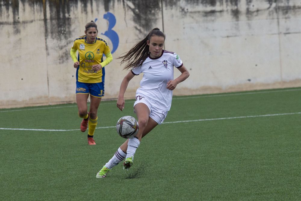 Bea Vélez con el Albacete la pasada temporada en la Reto Iberdrola