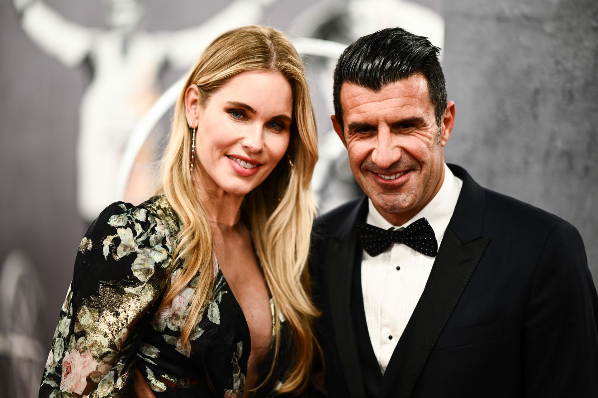 Luis Figo y Helena Svedin