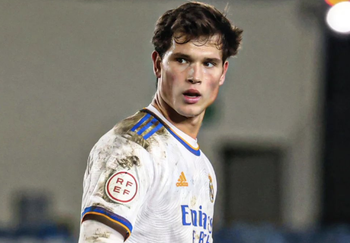 Juanmi Latasa con el Castilla