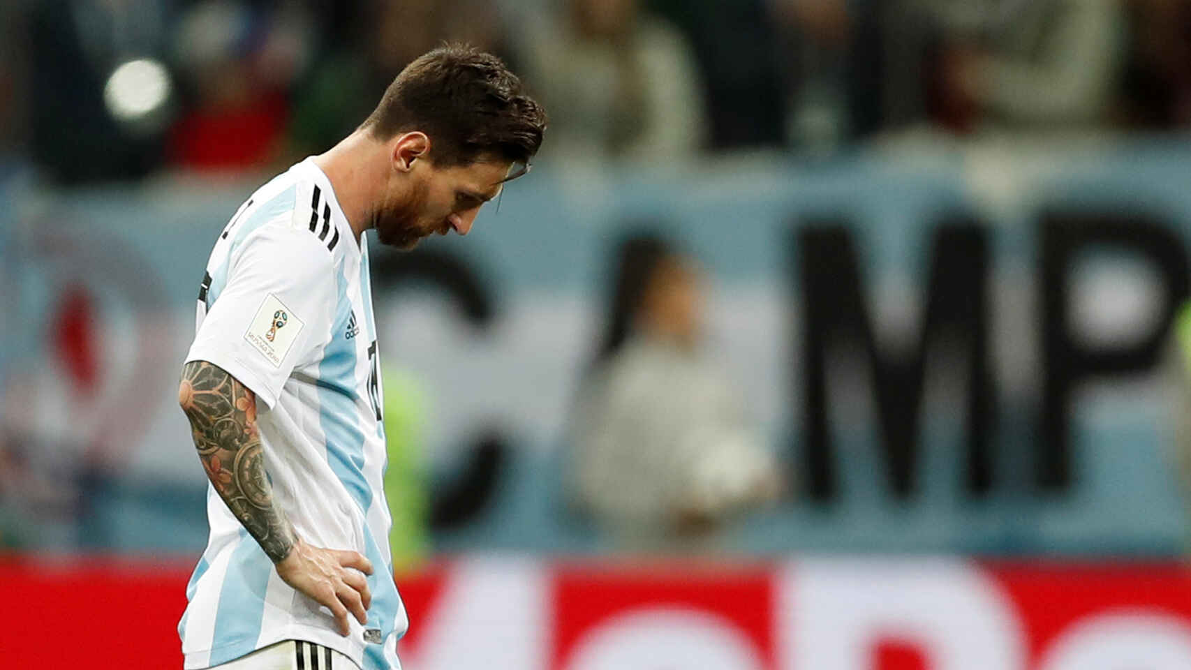 Leo Messi con la Selección Argentina