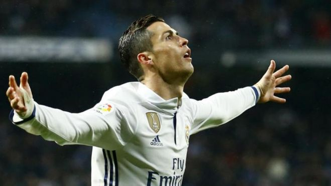 Cristiano Ronaldo celebrando un gol Cristiano Ronaldo celebrando un gol