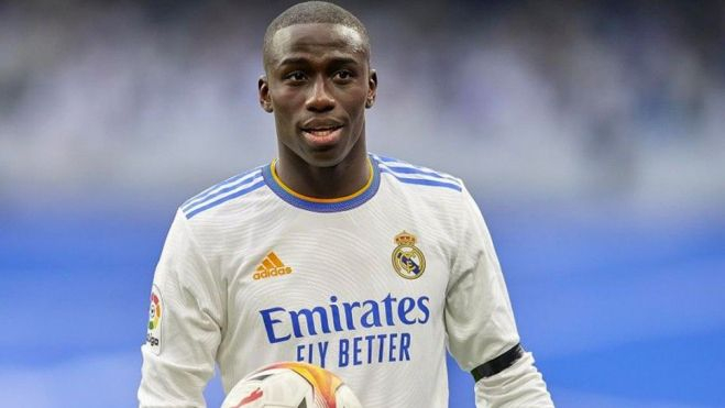 Mendy con el Real Madrid la pasada temporada