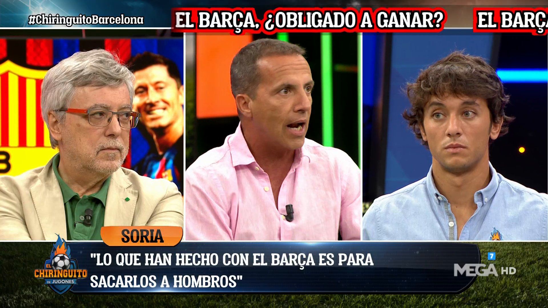 Cristóbal Soria durante el programa de ayer de 'El Chiringuito'
