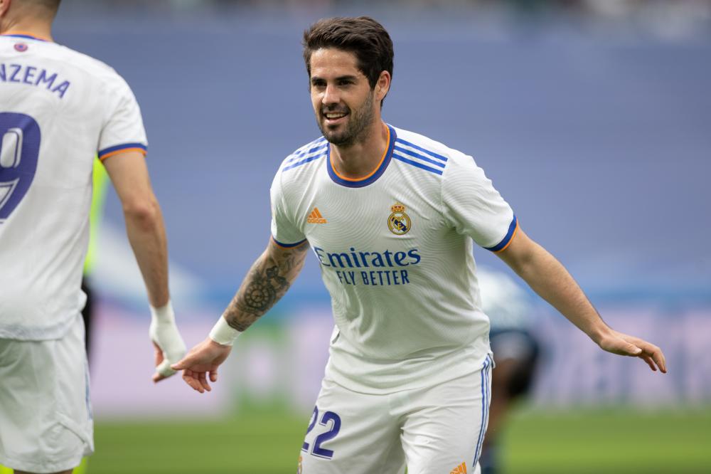 Isco en su última temporada con el Real Madrid 