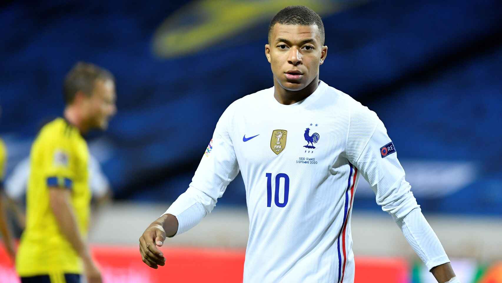 Kylian Mbappé con la Selección Francesa