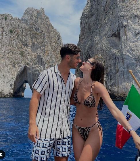 Sandra Garal y Marco Asensio