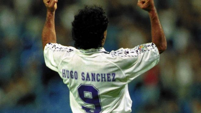 hugo sanchez real madrid numero 9