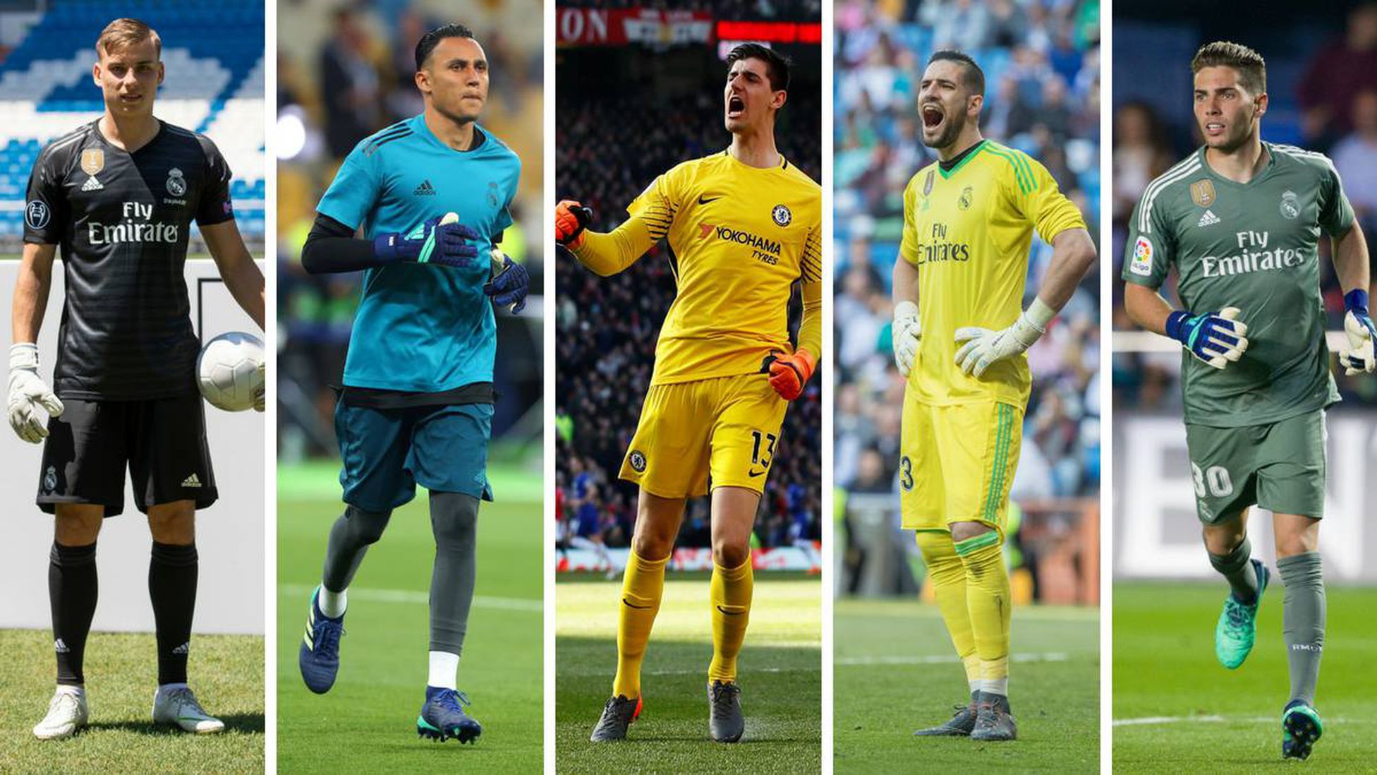 El Madrid ha tenido a varios de los mejores porteros del mundo a lo largo de su historia