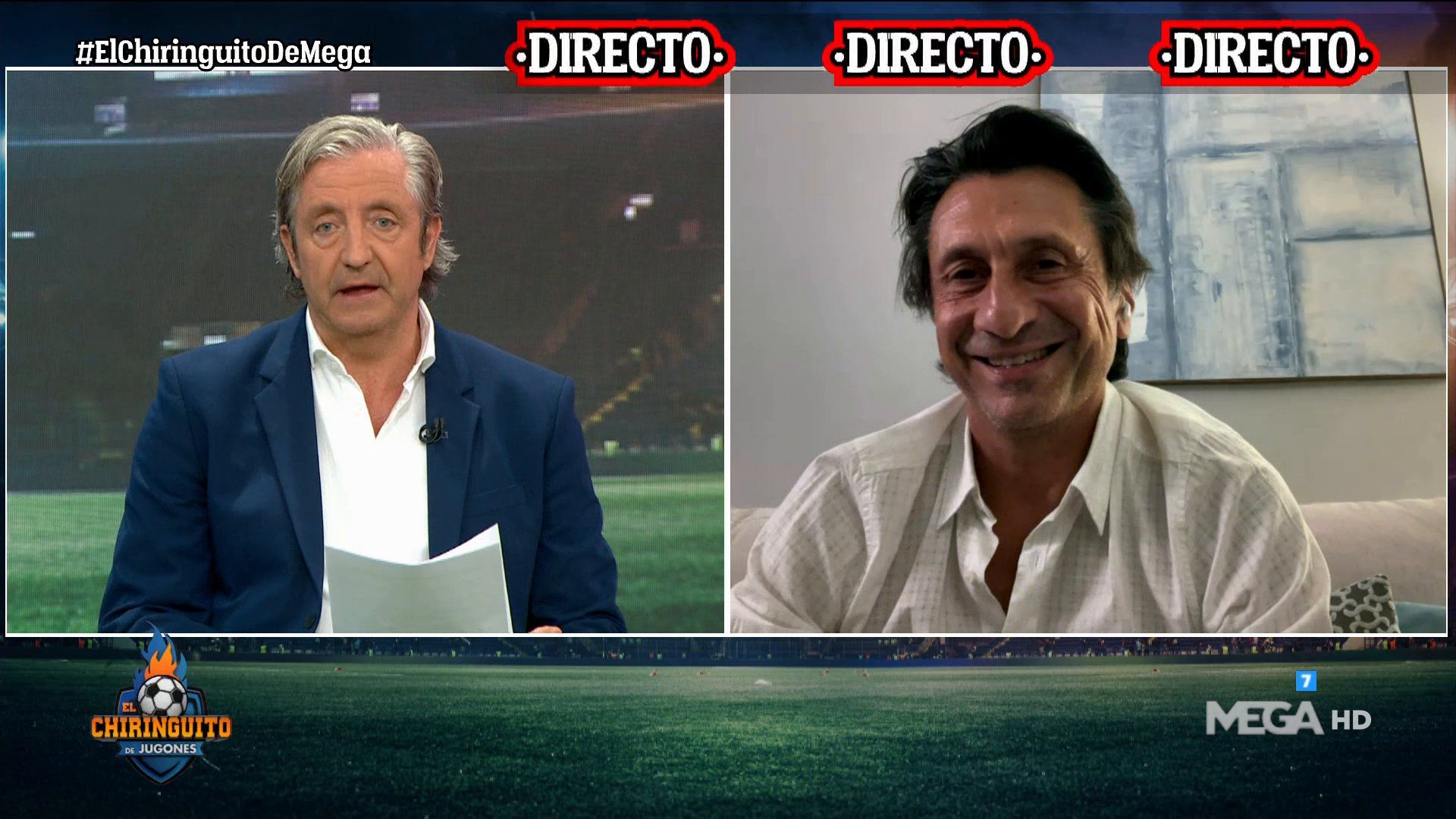 Josep Pedrerol y José Félix Díaz en el programa de ayer de 'El Chiringuito'