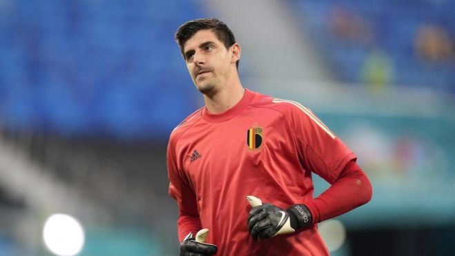 Thibaut Courtois con la Selección de Bélgica