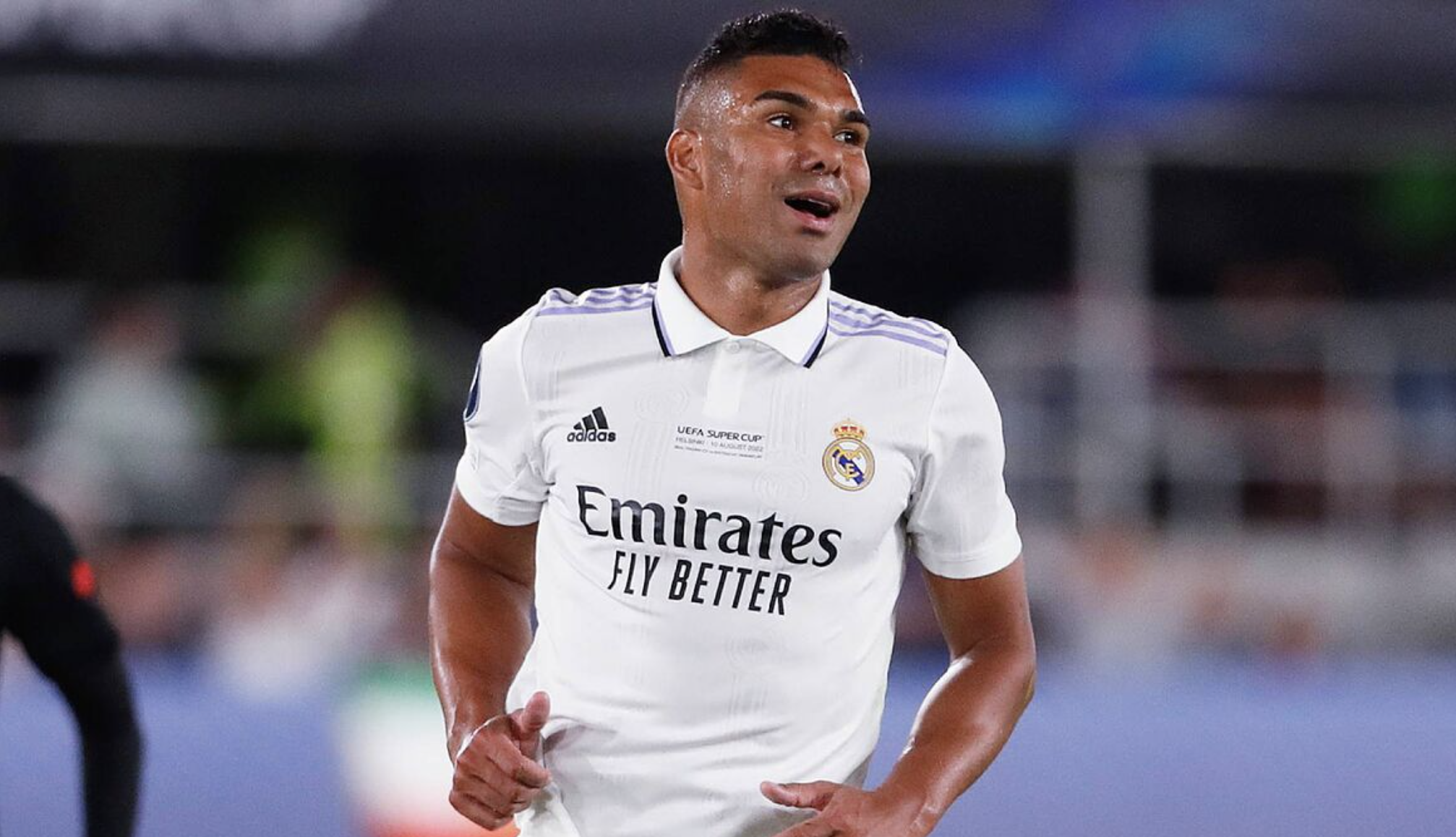 Carlos Henrique Casemiro en un partido de esta temporada