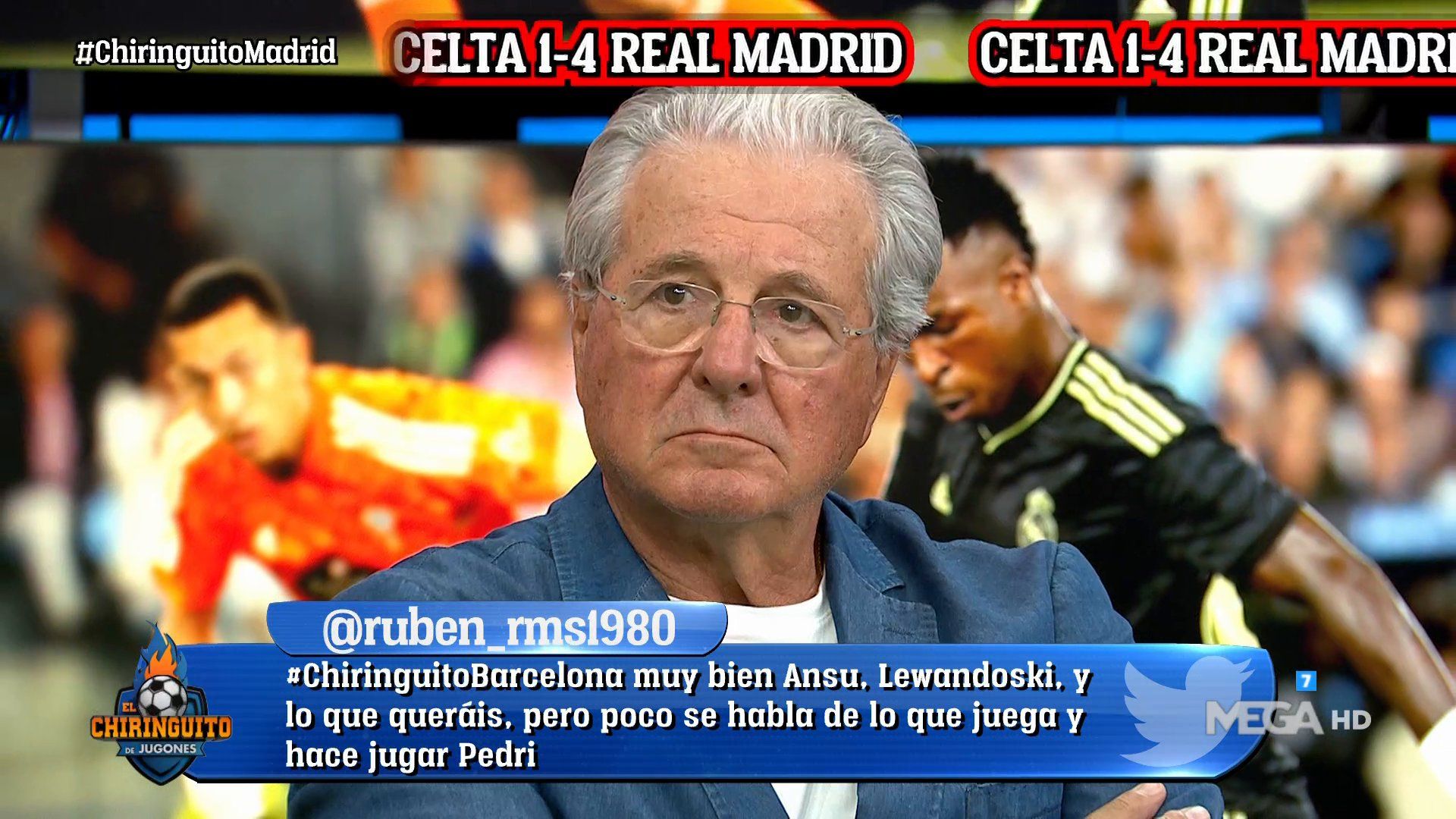 Jorge D'Alessandro durante 'El Chiringuito' de ayer
