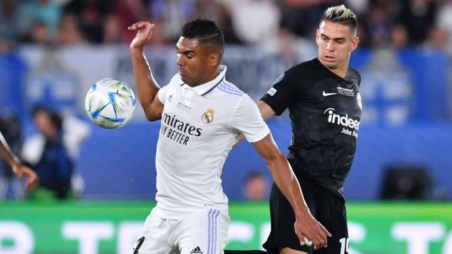 Carlos Henrique Casemiro con el Real Madrid