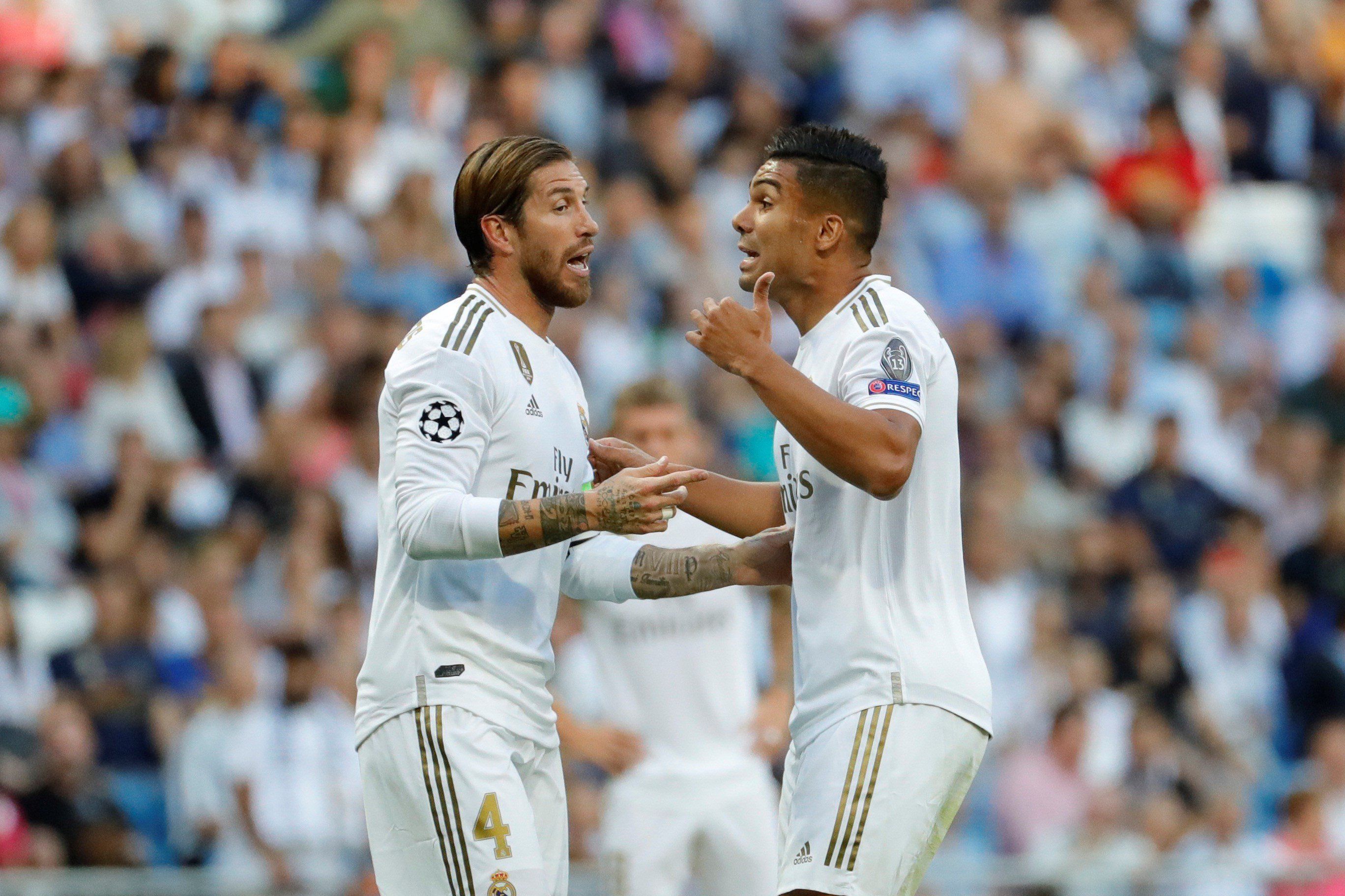 Sergio Ramos y Casemiro en su etapa con el Real Madrid