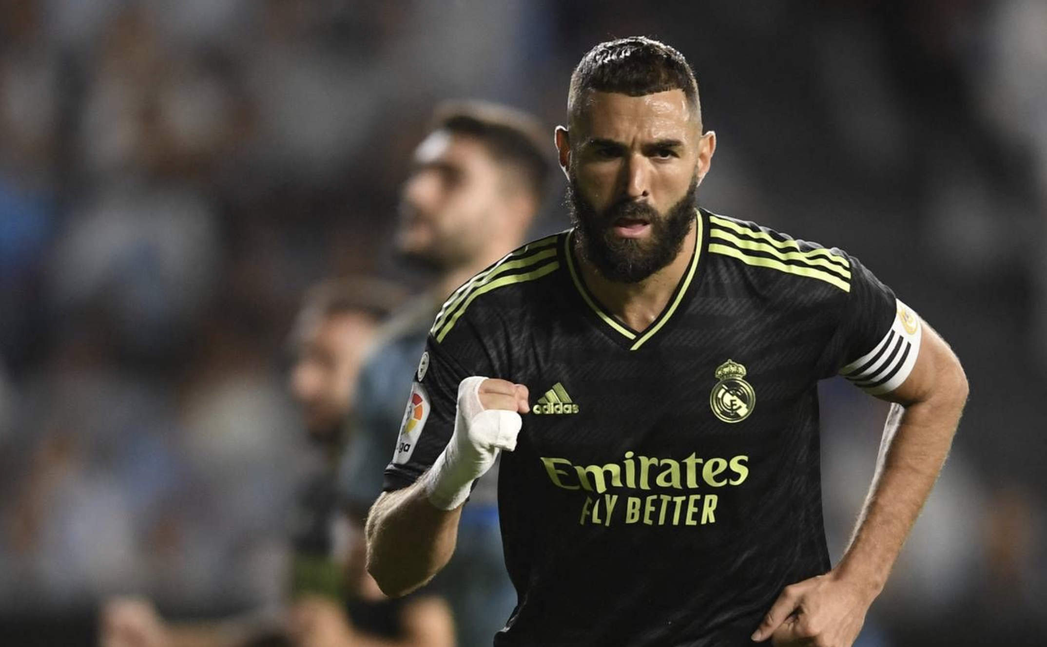 Karim Benzema, en el encuentro del pasado sábado ante el Celta