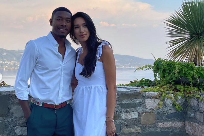 Shalimar Heppner junto a su marido David Alaba
