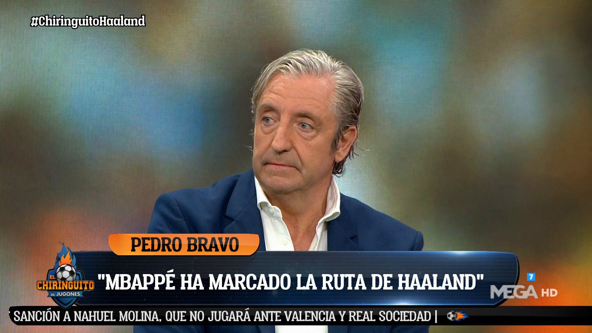 Josep Pedrerol durante el programa de ayer de 'El Chiringuito'