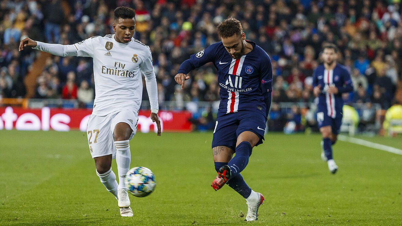 Neymar es uno de los grandes referentes de Rodrygo