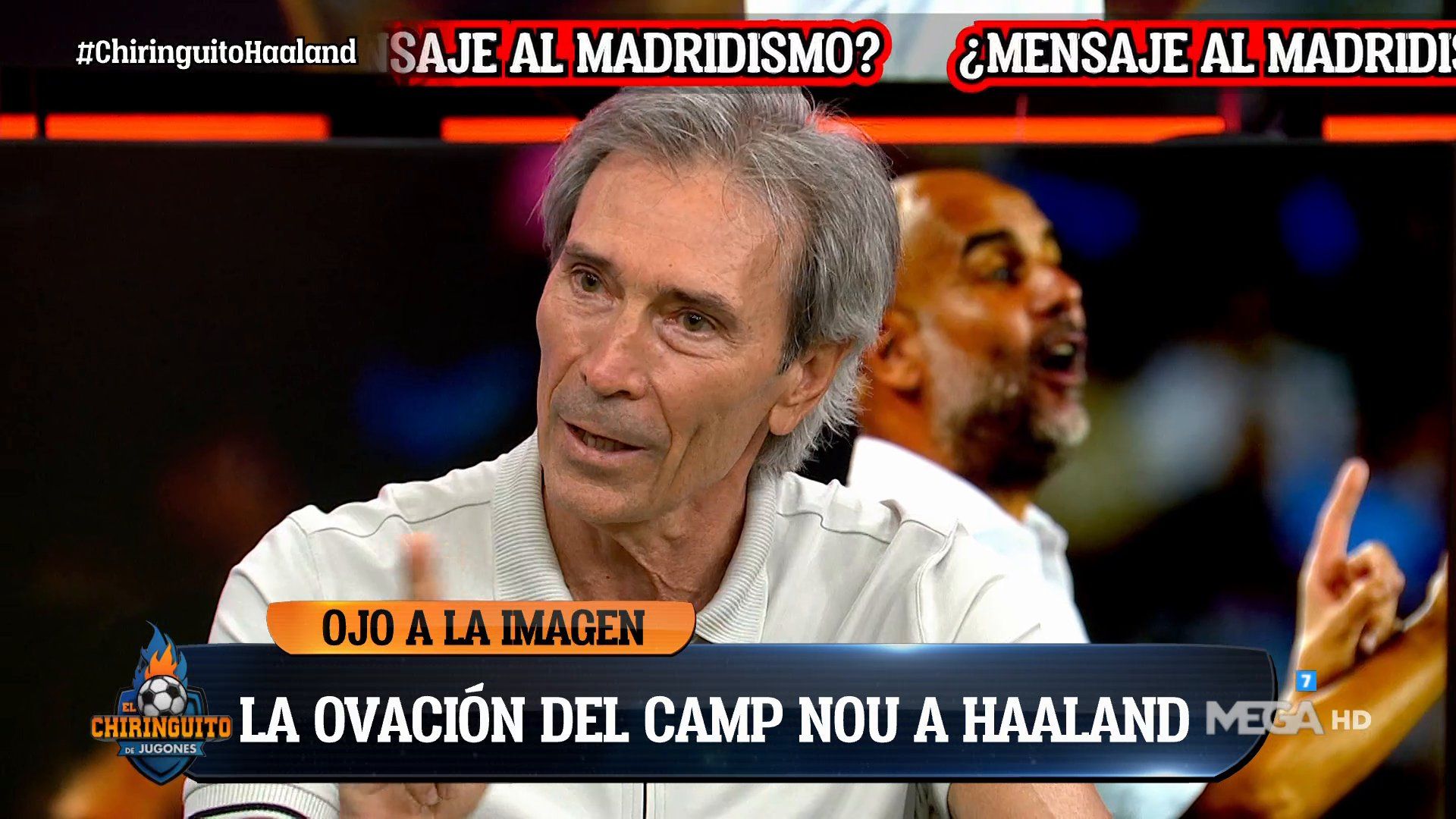 Lobo Carrasco durante el programa de ayer