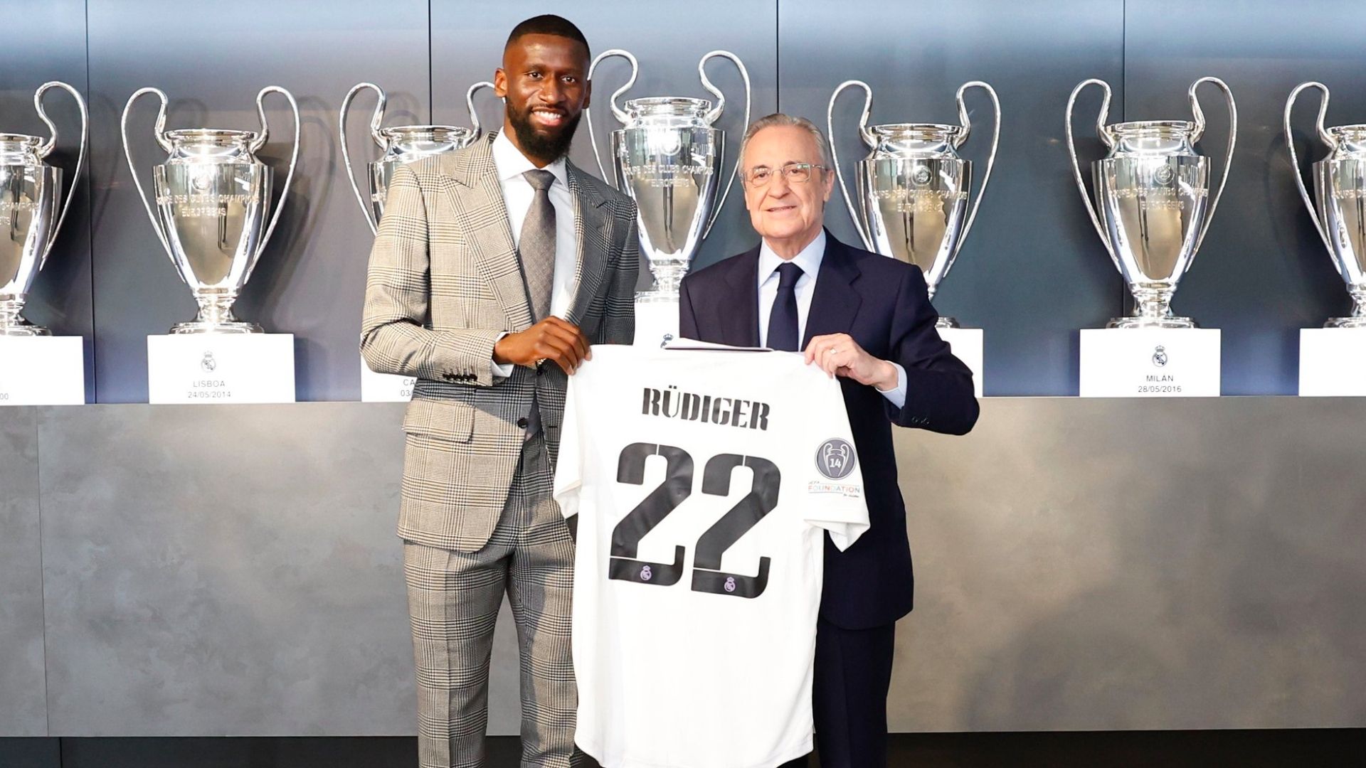 Presentación de Antonio Rüdiger como nuevo jugador del Real Madrid
