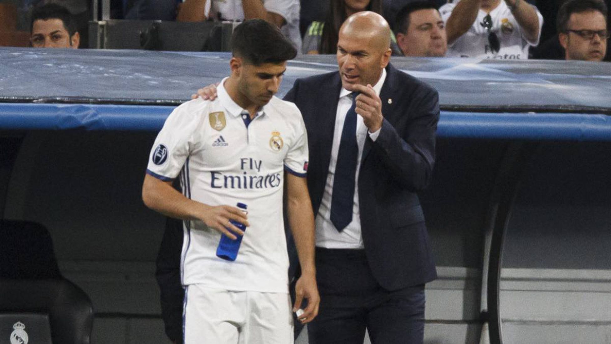 Zidane entrenó a Asensio durante tres años y medio en el Madrid