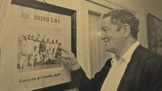 08.Sabino Barinaga recordando su presencia en la final de Copa de 1946