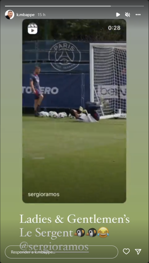 El mensaje de Mbappé a Sergio Ramos 