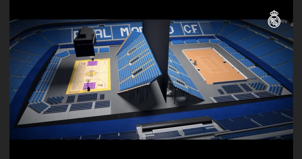 El nuevo Bernabéu acogerá partidos de la NBA y de Tenis