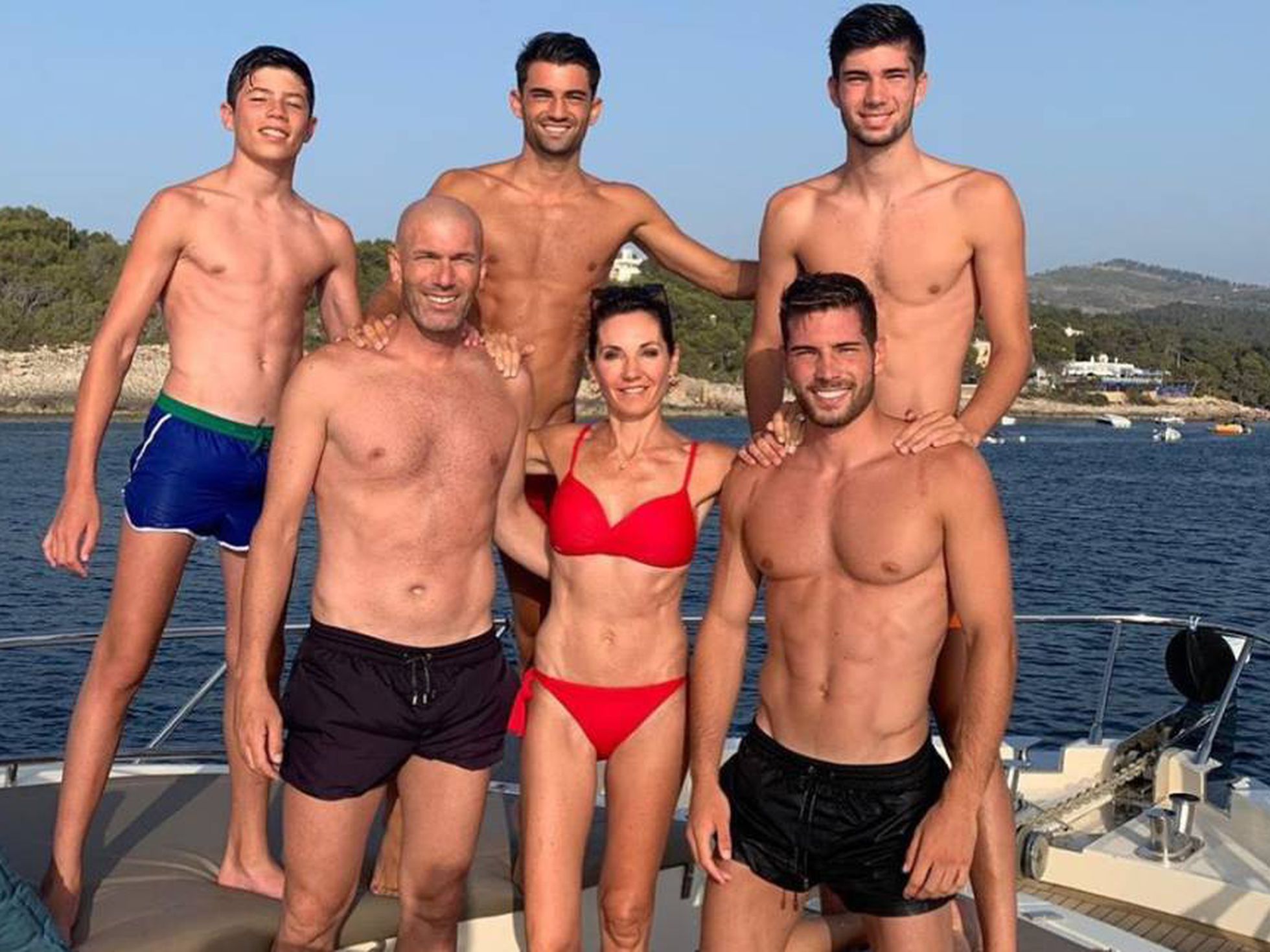 zidane y su familia zidane y su familia