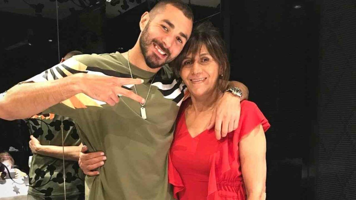 karim benzema y su madre Wahida Djebbara